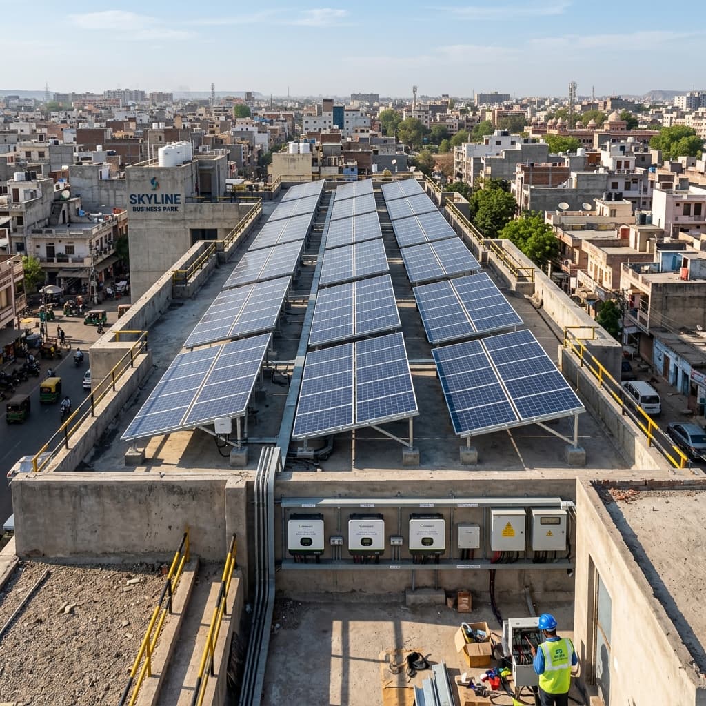 Solar installation project in Patna, Bihar